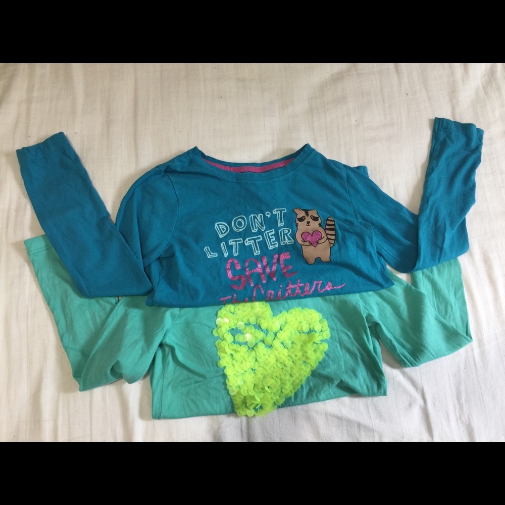 Cute shirts from Gap and Crewcuts. Gently used.